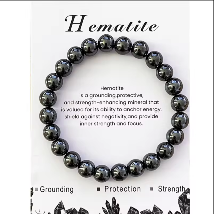 Healing Crystal Round Stone Bead Bracelets