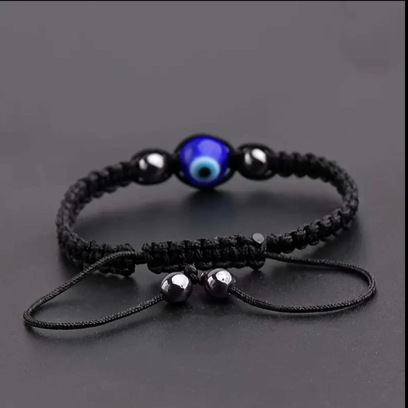 Braided Rope Evil Eye Bracelet